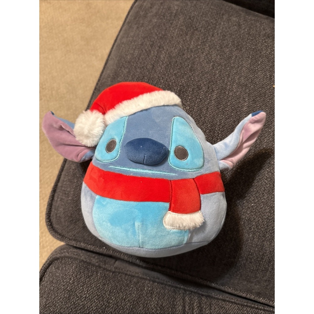 Squishmallows 8" Disney Stitch with Santa Hat Plush Stuffed Animal (Lexi)